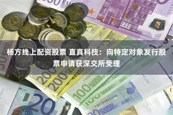 杨方线上配资股票 直真科技：向特定对象发行股票申请获深交所受