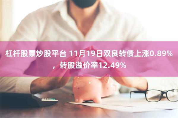 杠杆股票炒股平台 11月19日双良转债上涨0.89%，转股溢